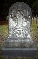 Amanda Clifton's Monument, sister of M.C. Cummings, Fulton Cemetery